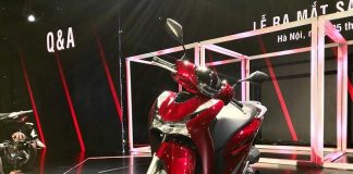 SH Mode phiên bản màu đỏ  sành điệu 